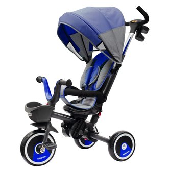 Dětská tříkolka Baby Mix 5v1 RELAX 360° modrá Dětská tříkolka Baby Mix 5v1 RELAX 360° modrá