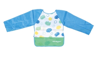 Keyroad Zástěra na výtvarnou výchovu s rukáv - modrá Keyroad Zástěra na výtvarnou výchovu s rukáv - modrá