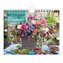 Trötsch Notizkalender Querformat Notizkalender Blumen 2024 - mit 12 Postkarten