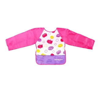 Keyroad Zástěra na výtvarnou výchovu s rukávy - růžová Keyroad Zástěra na výtvarnou výchovu s rukávy - růžová