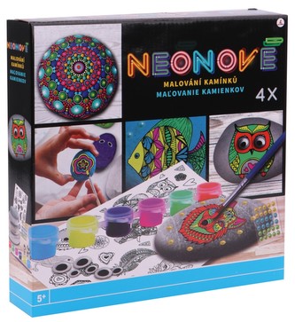 Malování na kamínky Neon Malování na kamínky Neon