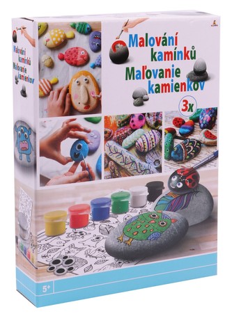 Malování na kamínky se samolepkami Malování na kamínky se samolepkami