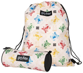 Pytlík gym bag a penál na tužky Harry Potter: Znaky Bradavických kolejí