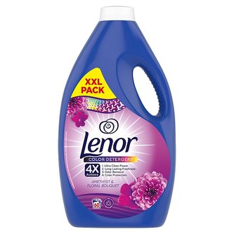 Lenor Floral Bouquet & Note Of Musk tekutý prací prostředek 60 praní 3 l