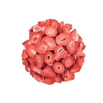 Jahody lyofilizované plátky váha 500g