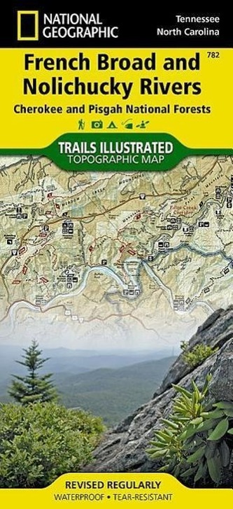French Broad and Nolichucky Rivers Map [Cherokee and Pisgah National Forests]