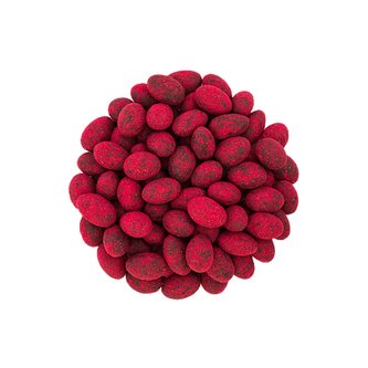Mandle v hořké čokoládě s malinami váha 3kg