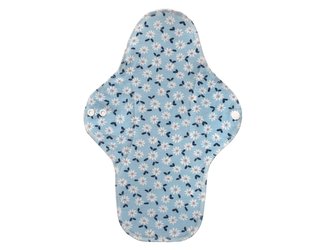 BIO XL vložka (Bavlněné froté s PUL) - Sedmikrásky u potoka (biobavlněný úplet s GOTS)