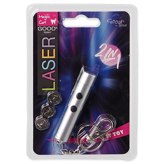 Hračka MAGIC CAT Laser ukazovátko a baterka 2v1 Hračka MAGIC CAT Laser ukazovátko a baterka 2v1