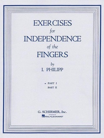 Isidor Phillip - Exercises for Independence of Fingers - Book 1: Piano Technique