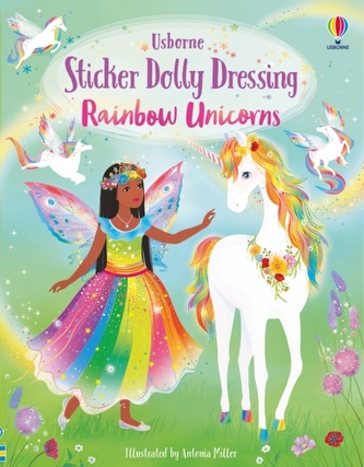Sticker Dolly Dressing Rainbow Unicorns Sticker Dolly Dressing Rainbow Unicorns