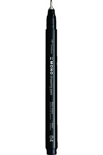 Cienkopis Mono drawing pen czarny 04 0.4mm (4szt)
