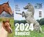 Kalendář 2024 Koníčci, stolní, týdenní, 150 X 130 mm