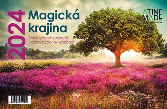 Kalendář 2024 Magická krajina, stolní, týdenní, 225 x 150 mm