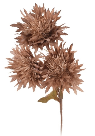 Umělá květina hnědá 65 cm