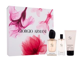 Giorgio Armani Si parfémovaná voda 50 ml + parfémovaná voda 15 ml + tělové mléko 50 ml