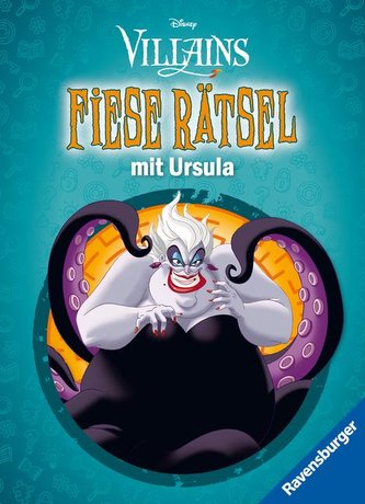 Ravensburger Disney Villains: Fiese Rätsel mit Ursula - Knifflige Rätsel für kluge Köpfe ab 9 Jahren