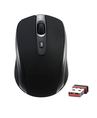 EVOLVEO WML-306B bezdrátová laserová myš, černá