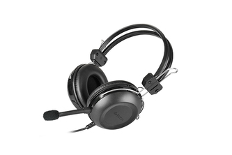 A4tech HU-35 sluchátka, USB, černá barva