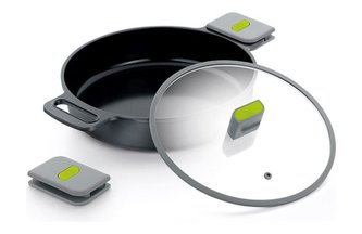 pekáč+PO skl. d24cm BRA LIFE (  l), keram., 2ucha, litina