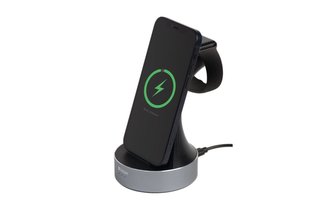 Nabíjecí stanice "WCS-01", 2 v 1, nabíjení MFi (Apple) nebo Qi, VERBATIM 49555