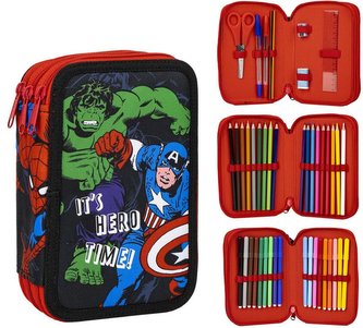 Školní trojdílné pouzdro Avengers: It´s Hero Time! (14 x 20 x 8 cm) Školní trojdílné pouzdro Avengers: It´s Hero Time! (14 x 20 x 8 cm)