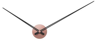 Designové nástěnné hodiny 5837PI Karlsson pink 90cm
