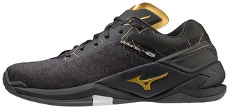Mizuno WAVE STEALTH NEO/BlkOyster/MPGold/IronGat Velikost boty: 50.0/14.0
