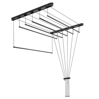 Sušák stropní 60x150 cm černý