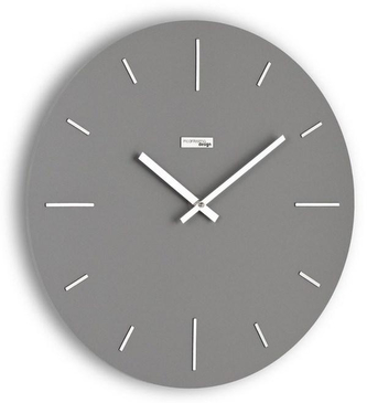 Designové nástěnné hodiny I502GR grey IncantesimoDesign 40cm