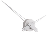 Designové nástěnné hodiny Future Time FT9650SI Hands silver 60cm