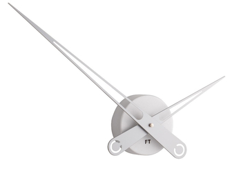 Designové nástěnné hodiny Future Time FT9650SI Hands silver 60cm