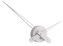 Designové nástěnné hodiny Future Time FT9650SI Hands silver 60cm