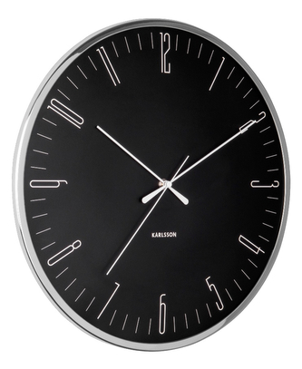 Designové nástěnné hodiny 5754BK Karlsson 40cm