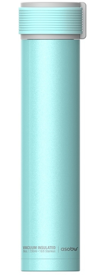 ASOBU trendy cestovní termoláhev Skinny tyrkysová 230ml