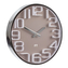 Designové nástěnné hodiny Future Time FT7010BR Numbers caffé latte 30cm
