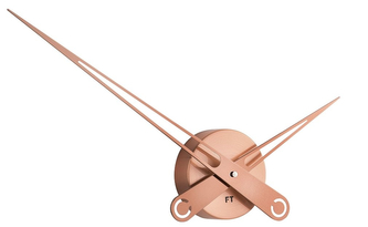 Designové nástěnné hodiny Future Time FT9650CO Hands copper 60cm