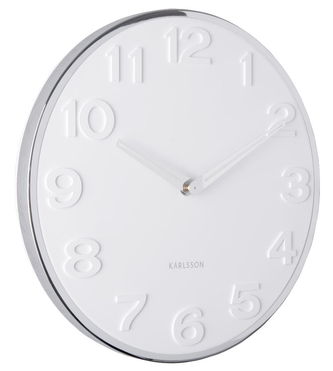 Designové nástěnné hodiny 5759WH Karlsson 30cm
