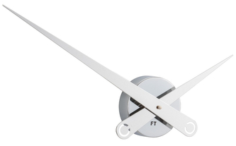 Designové nástěnné hodiny Future Time FT9620WH Hands white 60cm