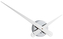 Designové nástěnné hodiny Future Time FT9620WH Hands white 60cm