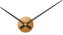 Designové nástěnné hodiny 5838BR Karlsson caramel brown 44cm