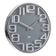 Designové nástěnné hodiny Future Time FT7010GY Numbers grey 30cm