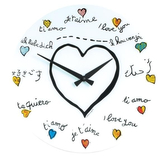 Designové nástěnné hodiny 8030 Nextime Loving You 43cm