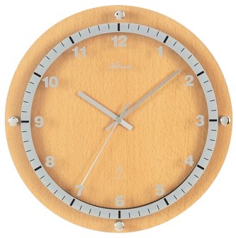 Designové nástěnné hodiny AT4284-30 řízené signálem DCF