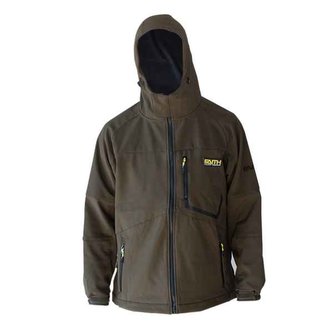 Softshell bunda s kapucí FAITH - olivová barva Velikost: L