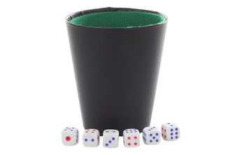 Kostky s kelímkem Kostky s kelímkem