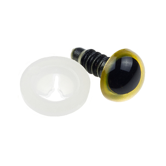 Očička - zlatá - průměr 10 mm - 10ks