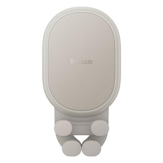 Baseus Stable Pro držák do auta (ventilace) s bezdrátovým nabíjením 15W, krémově bílá