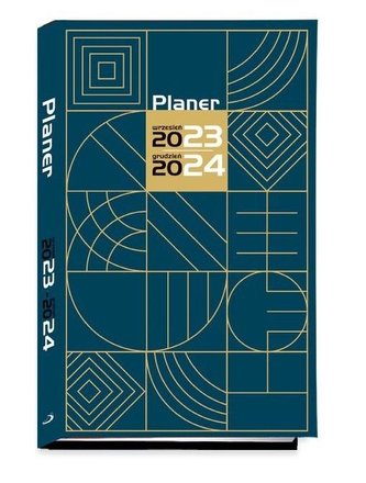 Terminarz 2024 tygodniowy granatowy