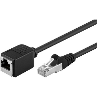 PremiumCord prodlužovací Patch kabel RJ45-RJ45 1m černý PremiumCord prodlužovací Patch kabel RJ45-RJ45 1m černý